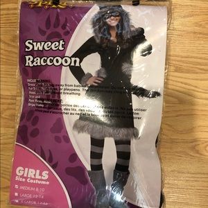 Raccoon girls costume